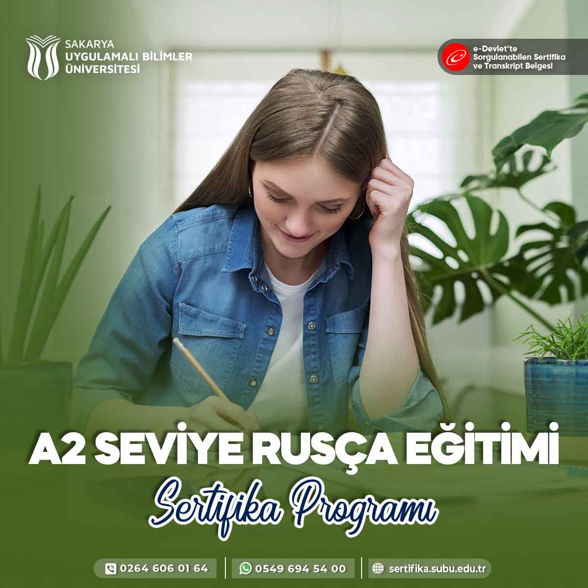 A2 Seviye Rusça Eğitimi Sertifikası