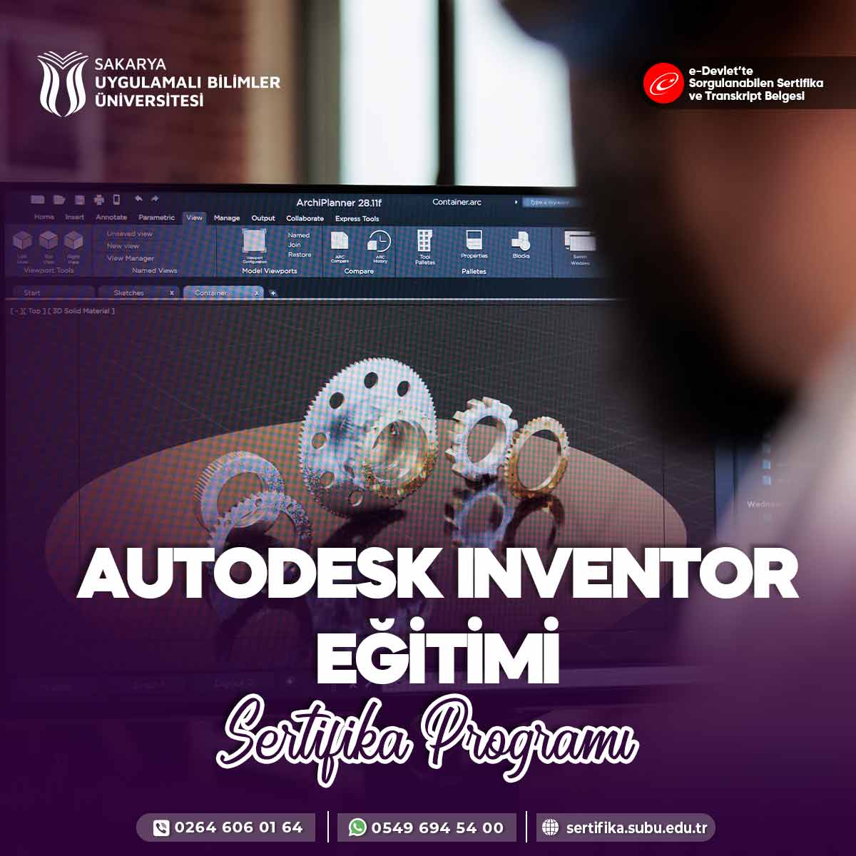 Autodesk Inventor Eğitimi Sertifika Programı