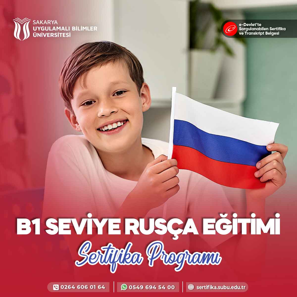 B1 Seviye Rusça Eğitimi Sertifikası