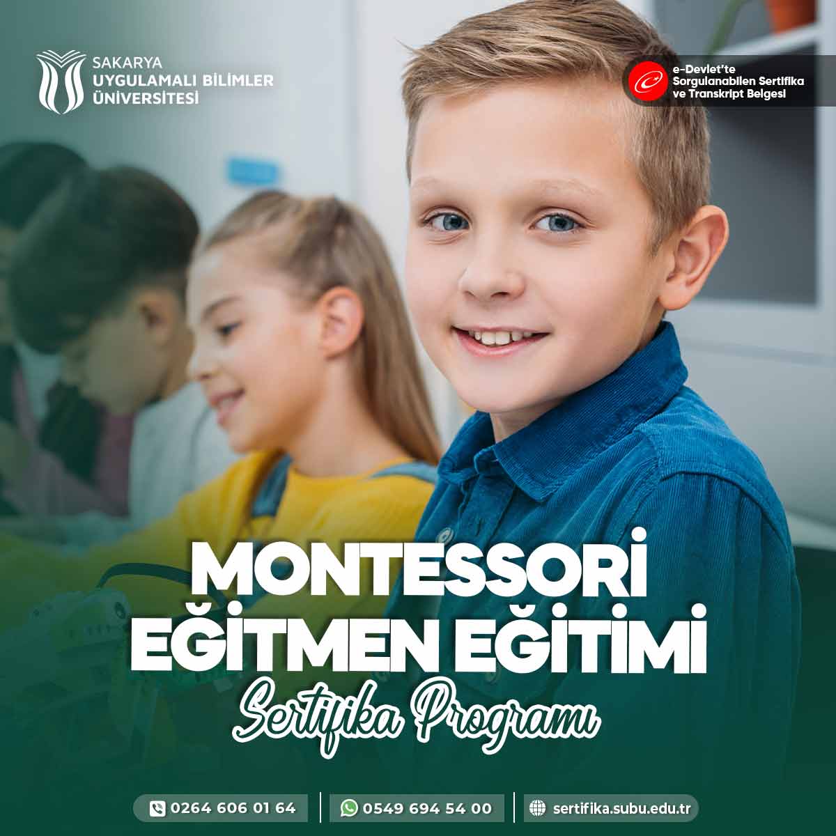 Montessori Eğitmen Eğitimi Sertifika Programı