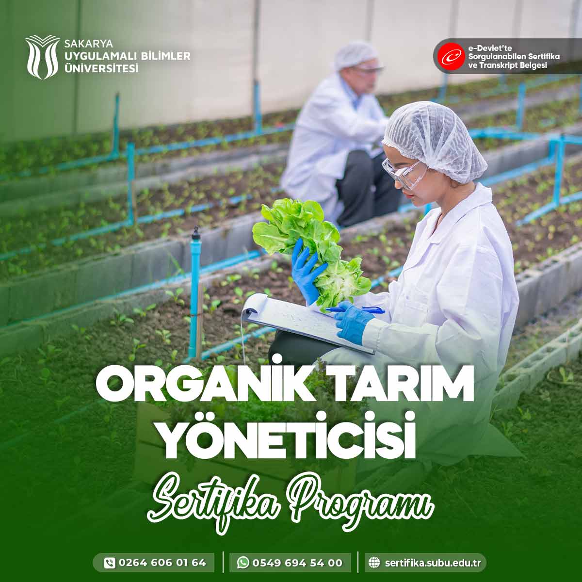 Organik Tarım Yöneticisi Sertifika Programı