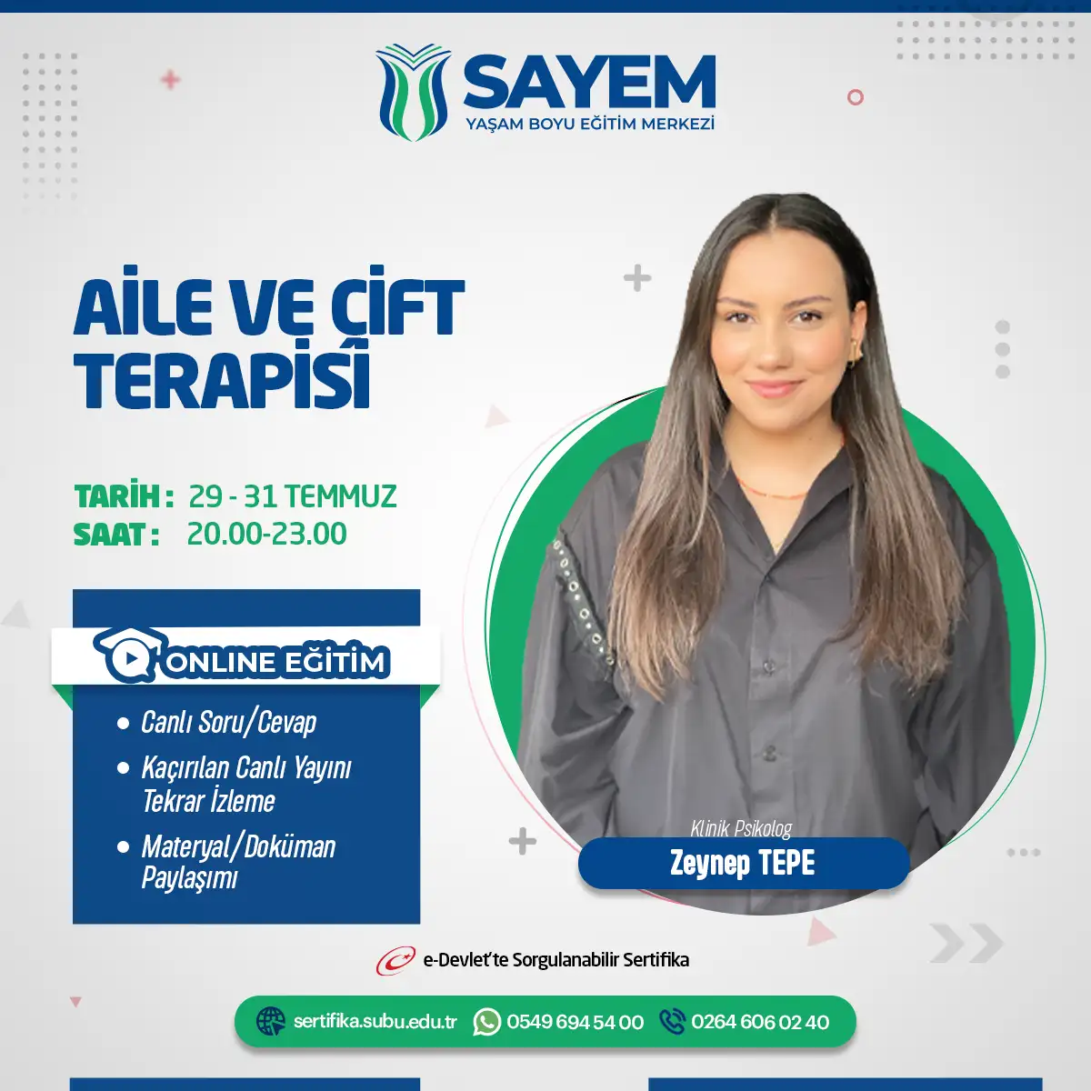 Aile Ve Çift Terapisi