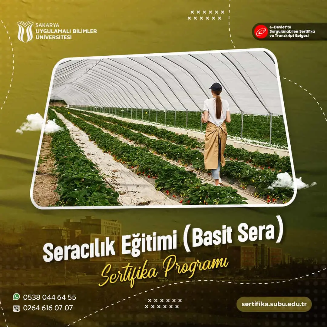 Seracılık (Basit Sera) Sertifikası