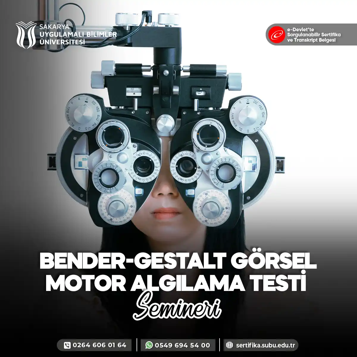 Bender-Gestalt Görsel Motor Algılama Testi Semineri