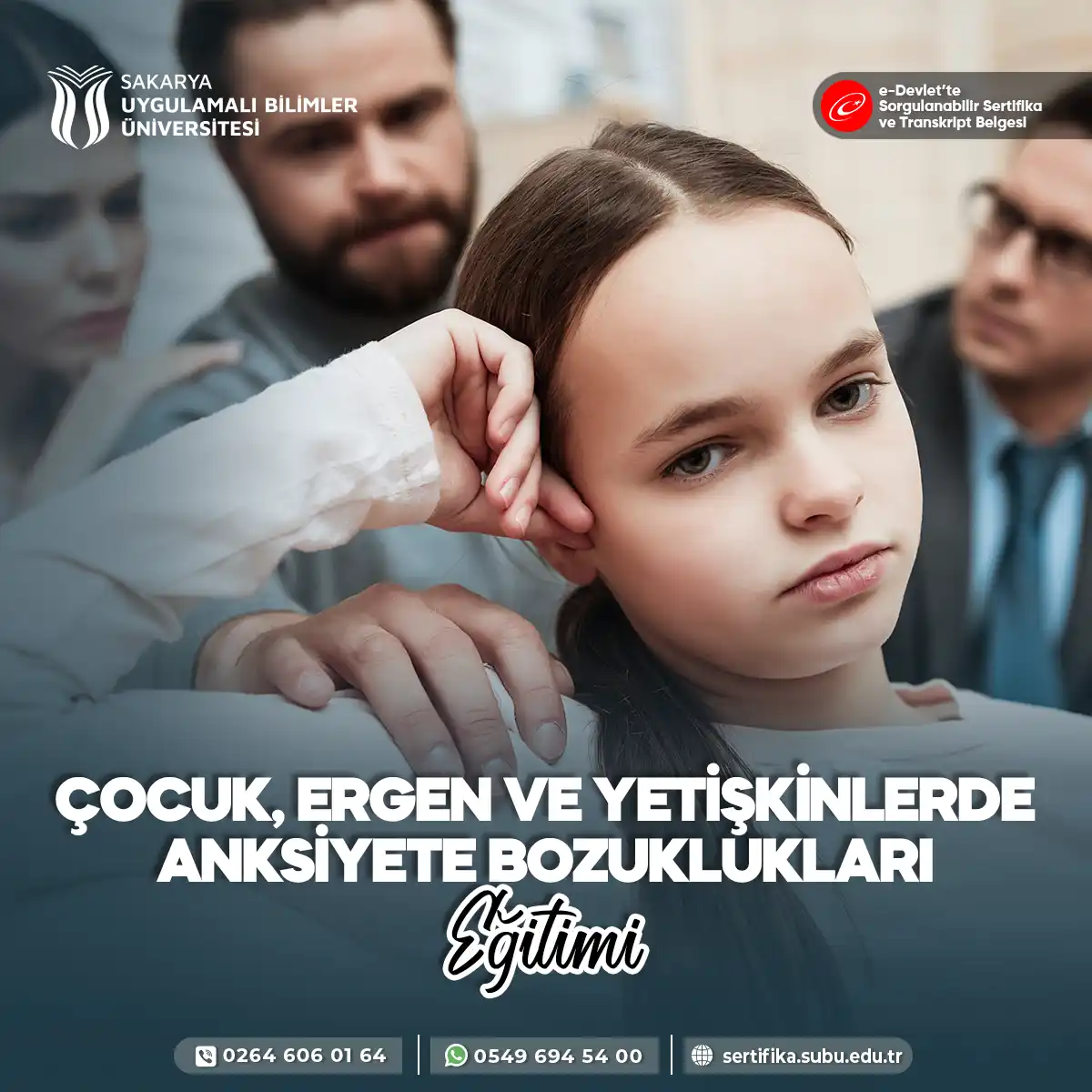 Çocuk, Ergen ve Yetişkinlerde Anksiyete Bozuklukları Eğitimi Sertifika Programı