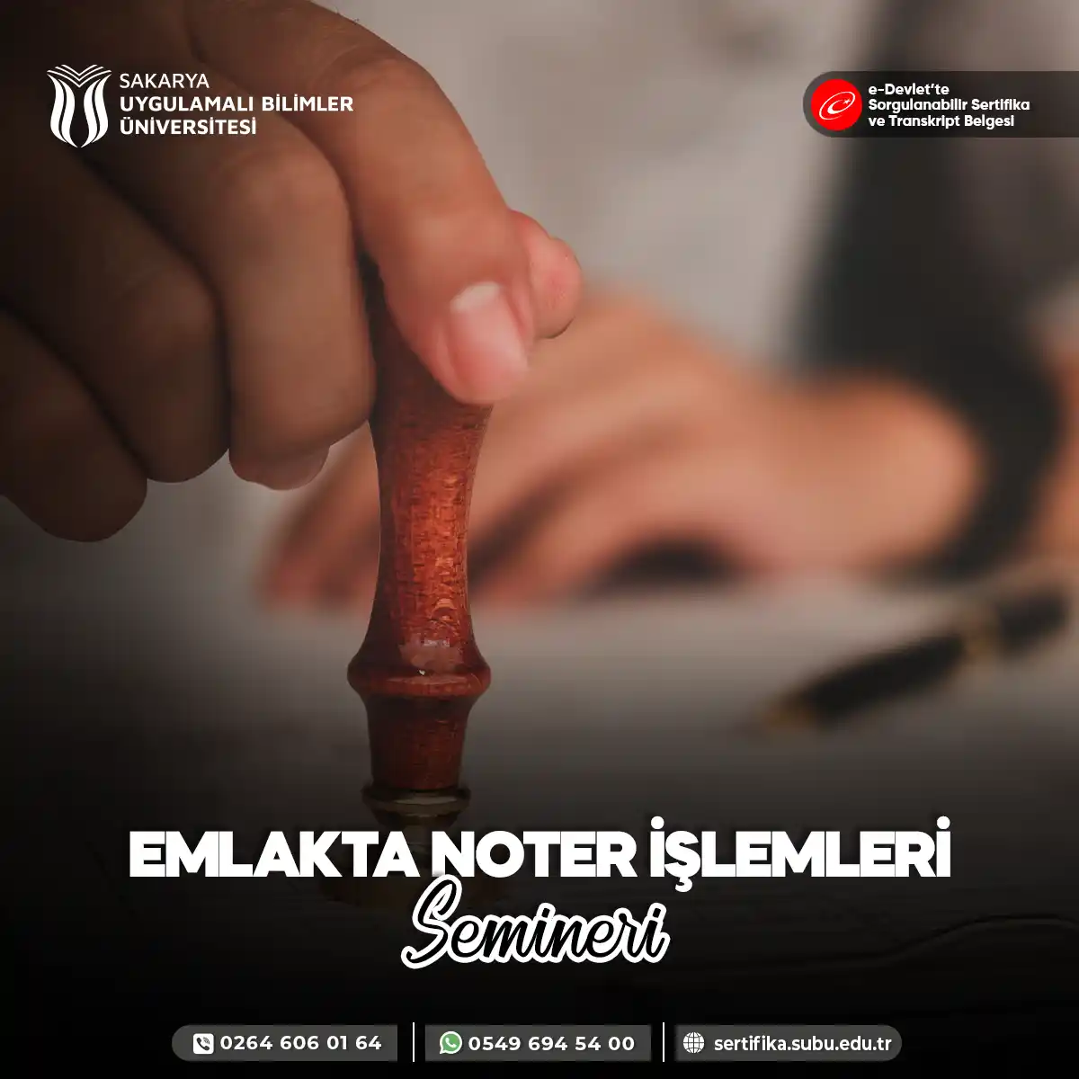 Emlakta Noter İşlemleri Semineri