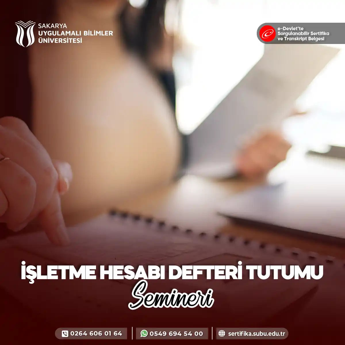 İşletme Hesabı Defteri Tutumu Semineri