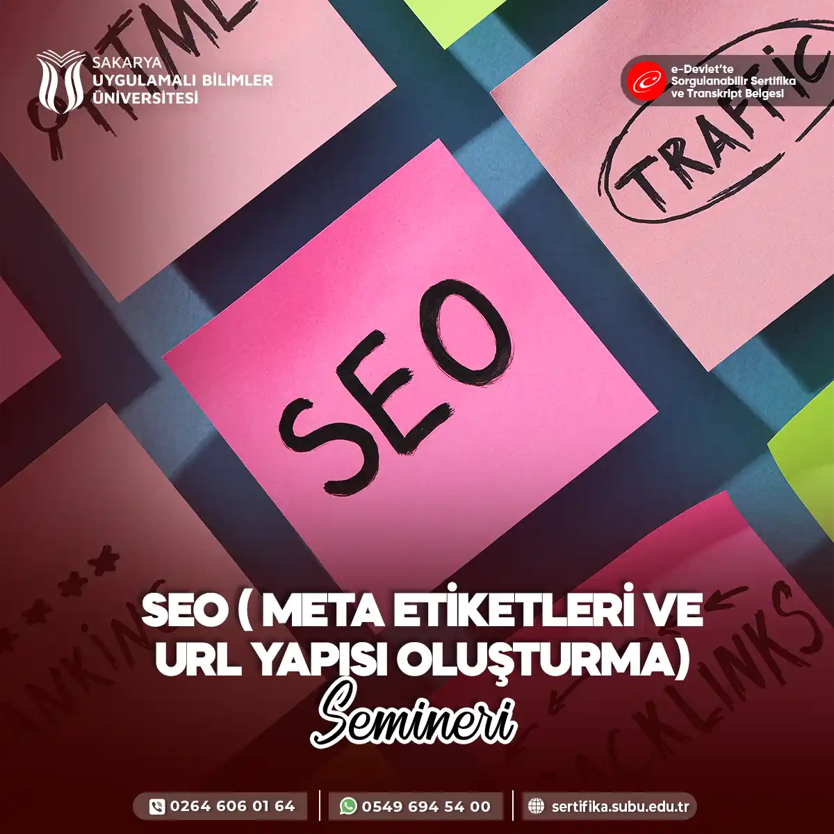 SEO (Meta Etiketleri ve URL Yapısı Oluşturma) Semineri
