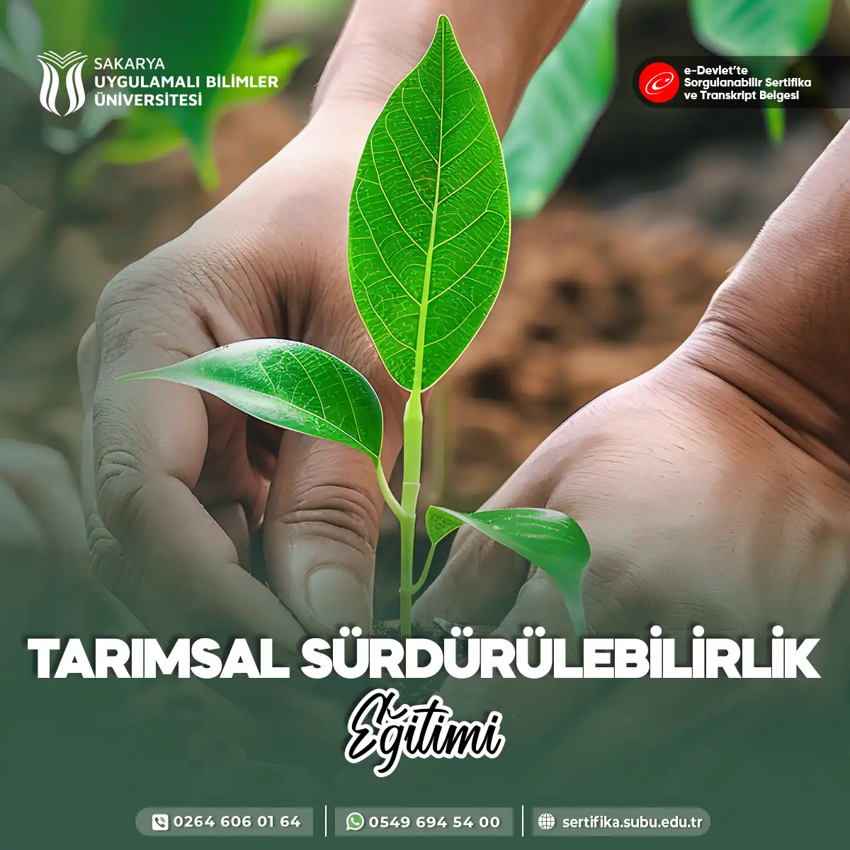 Tarımsal Sürdürülebilirlik Sertifika Programı