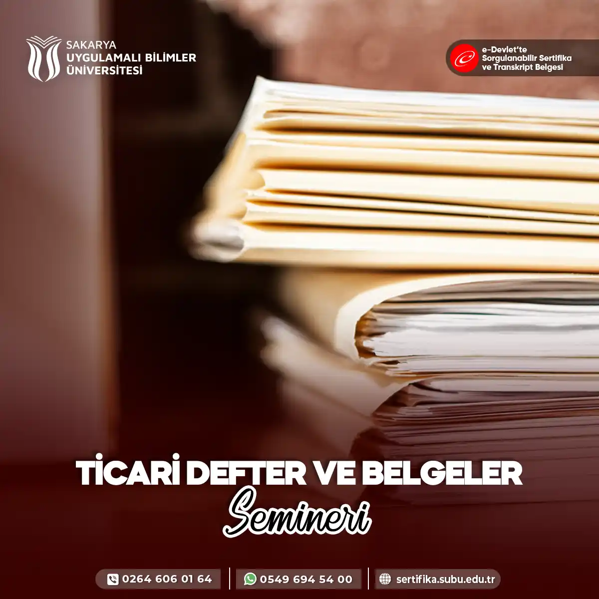 Ticari Defter ve Belgeler Semineri