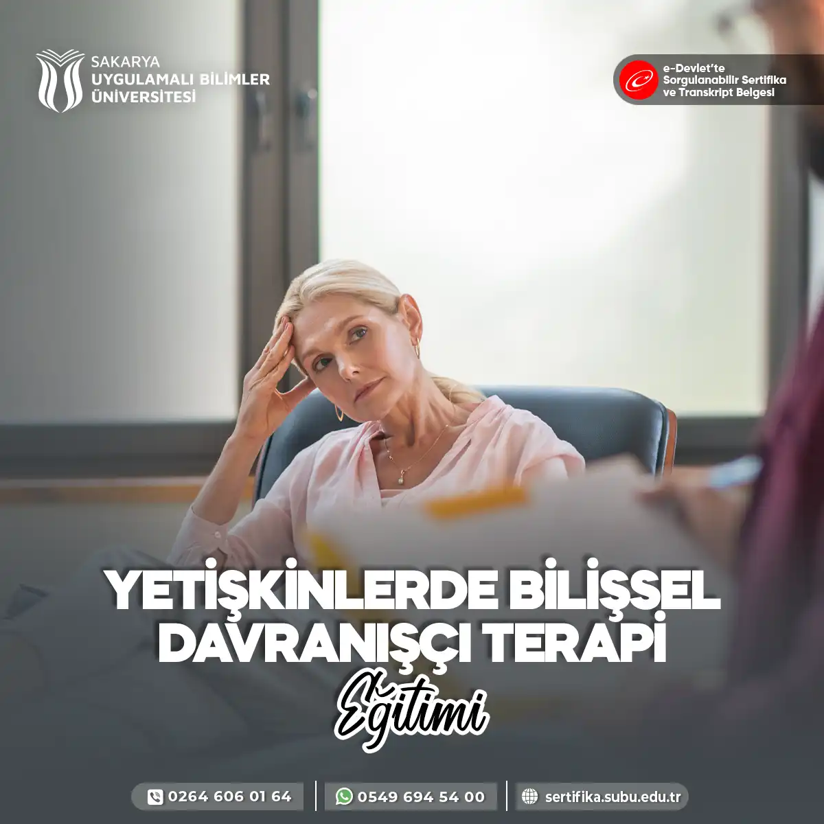 Yetişkinlerde Bilişsel Davranışçı Terapi Uygulamaları