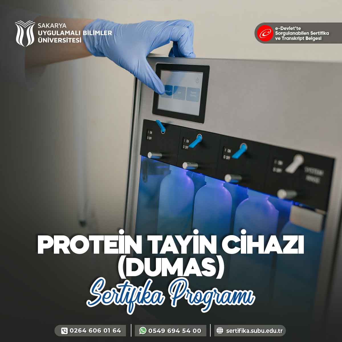 Protein Tayin Cihazı (DUMAS) Eğitimi
