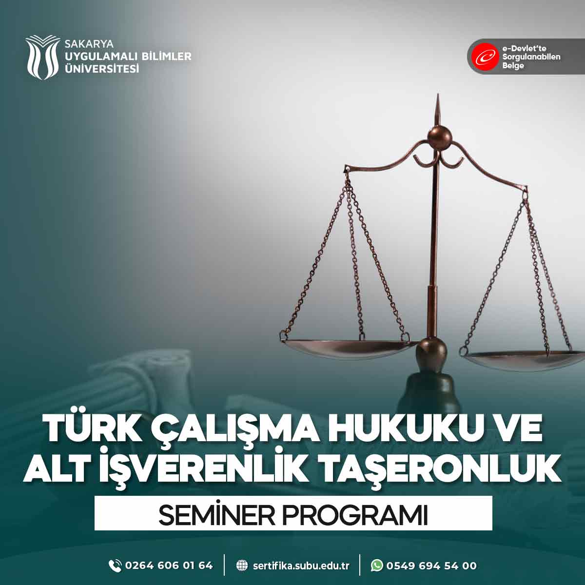 Türk Çalışma Hukuku ve Altişverenlik Taşeronluk Semineri