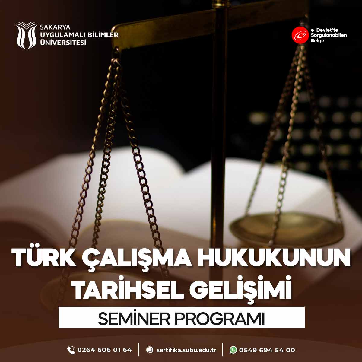 Türk Çalışma Hukukunun Tarihsel Gelişimi Semineri