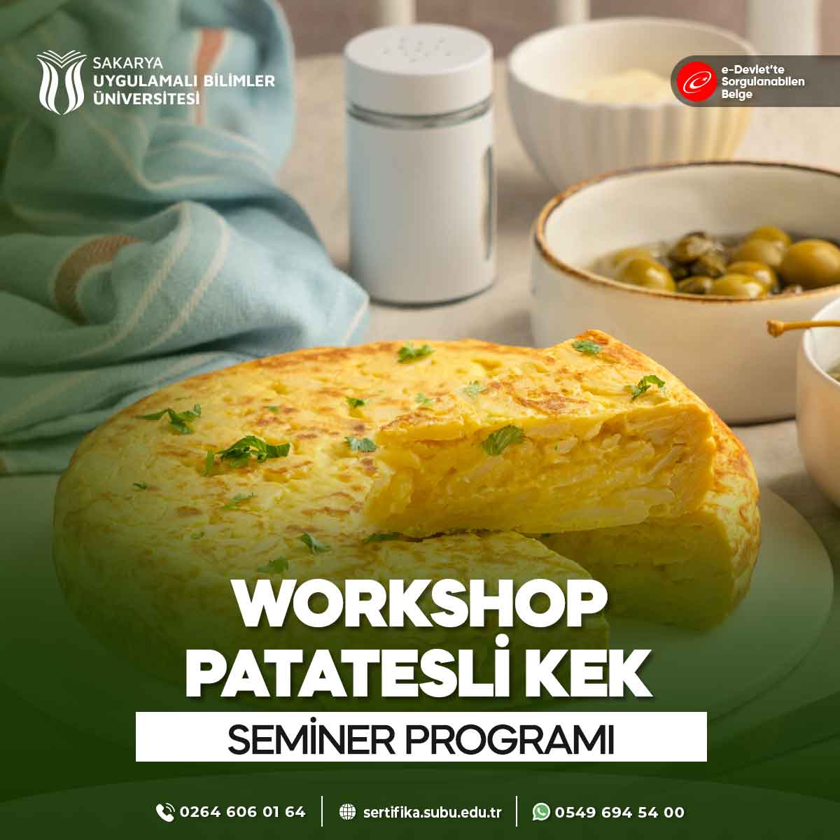 Workshop - Patatesli Kek Semineri