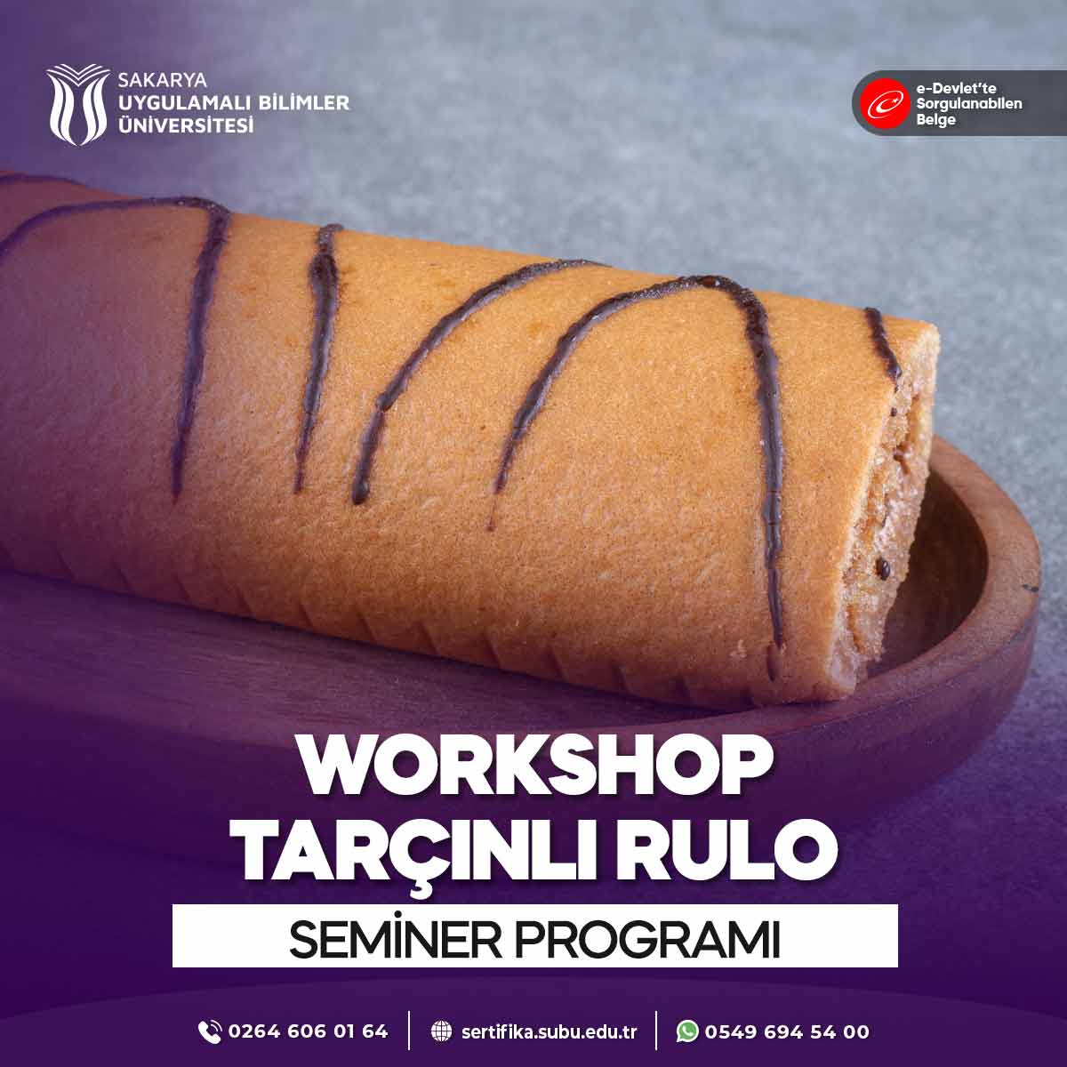 Workshop - Tarçınlı Rulo Semineri