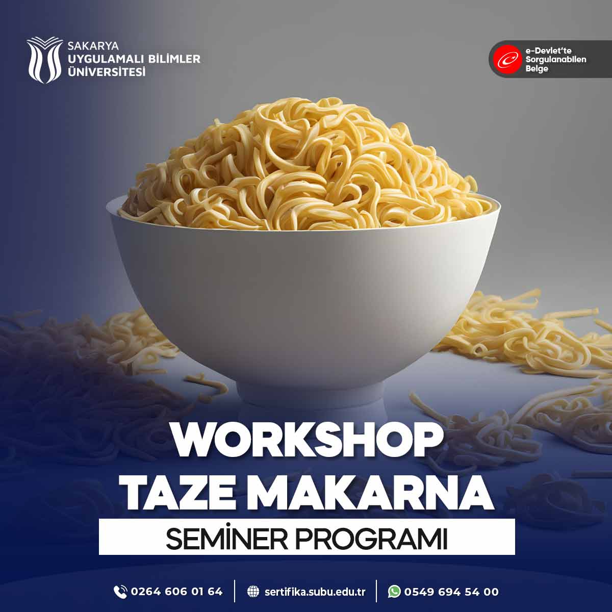 Workshop - Taze Makarna Semineri