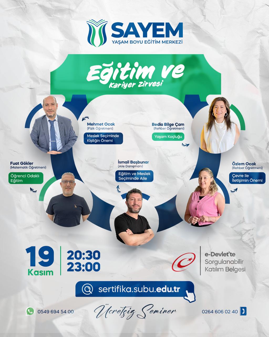 Eğitim ve Kariyer Zirvesi